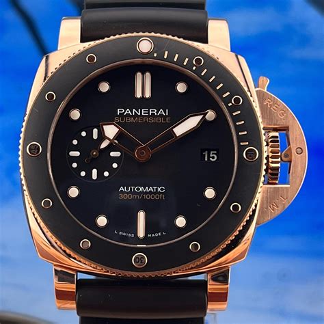 42mm submersible goldtech pam.